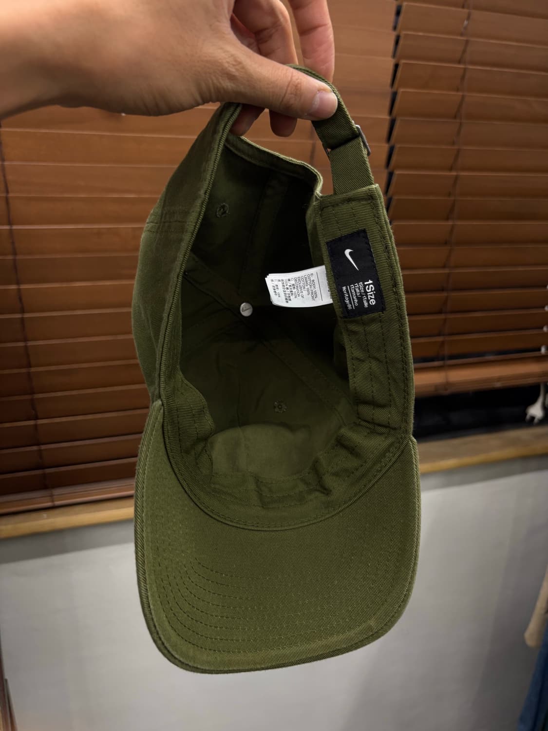 나이키 헤리티지 카키 볼캡 모자 상품이미지4