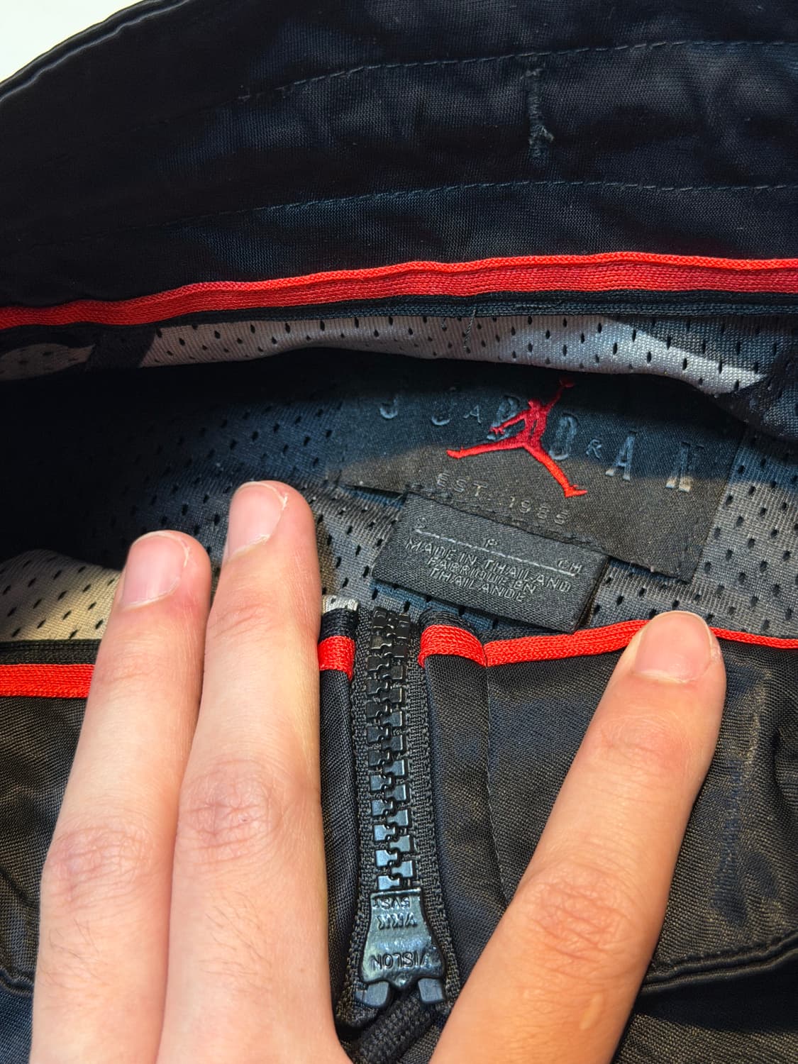 조던 X 파리생제르망 에어수트 져지 자켓 블랙 상품이미지6