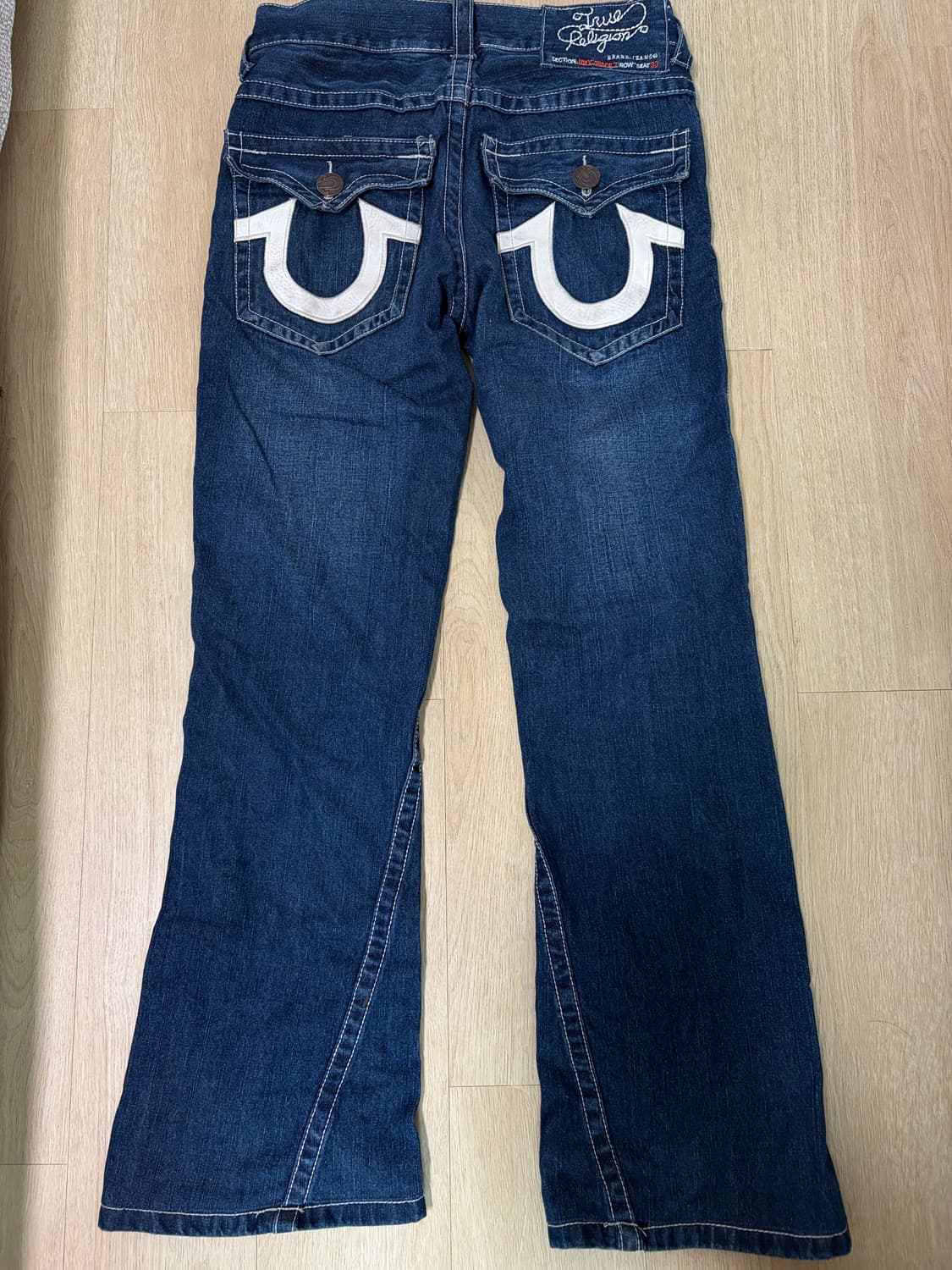 트루릴리젼 usa 가죽패치 부츠컷 30 레어템 상품이미지1