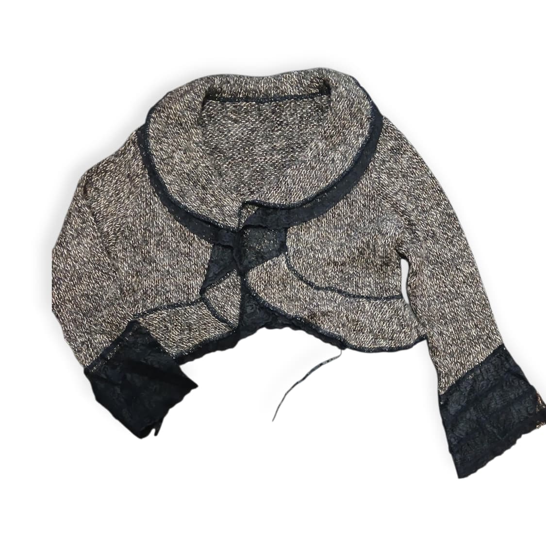 모리걸 프릴 니트 가디건 상품이미지1