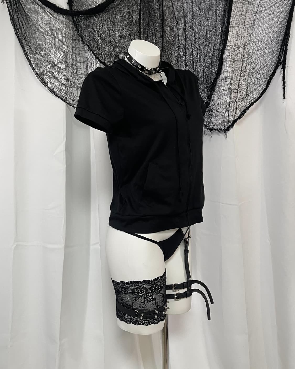 black hood zip-up 상품이미지3