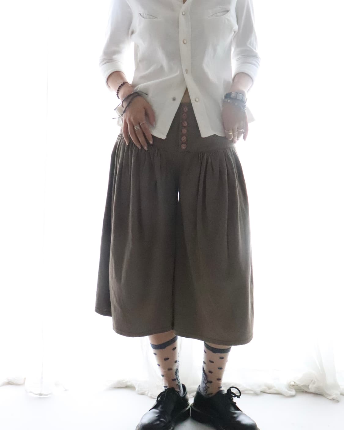 [Kapital] Khaki Brown Culottes Pants 상품이미지1