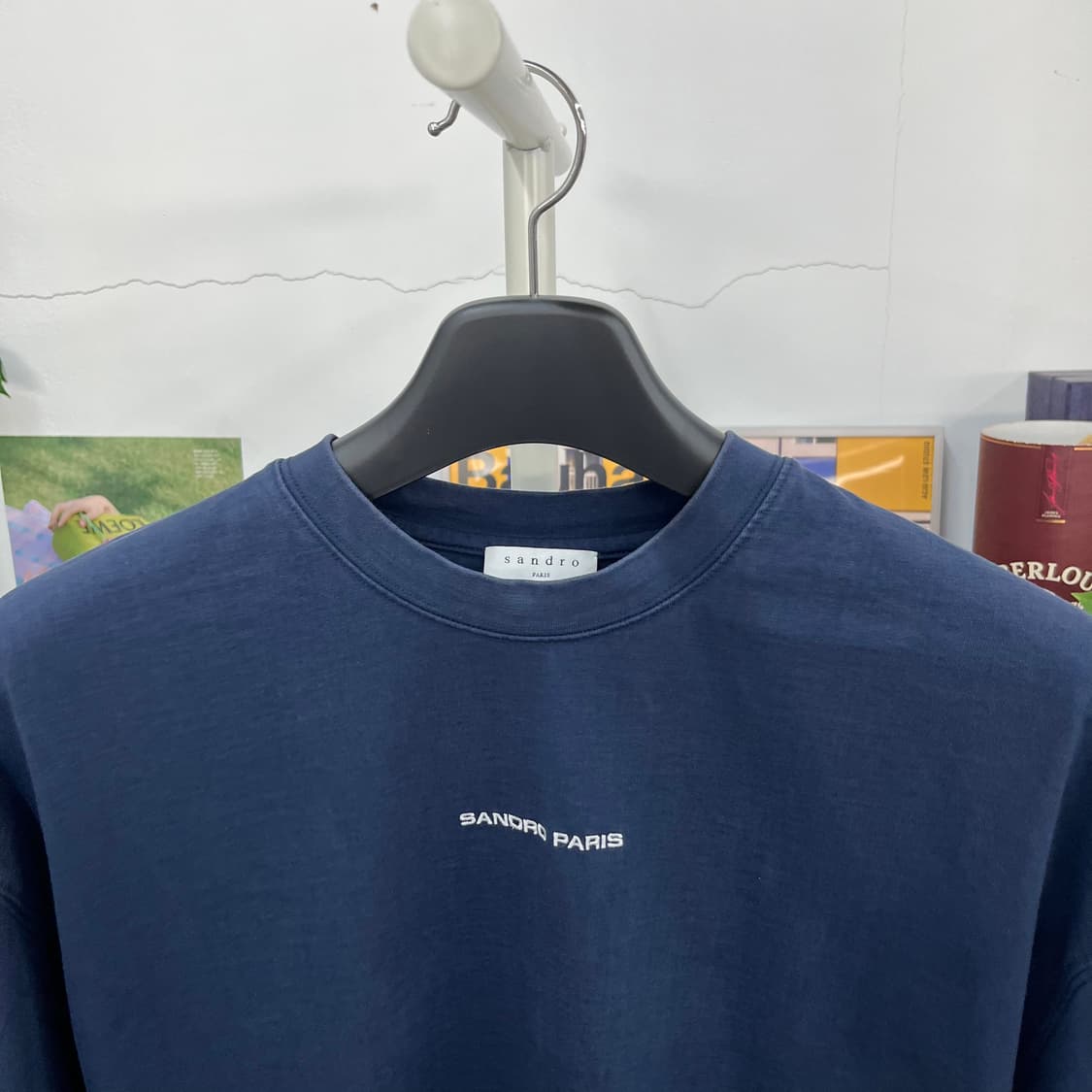 산드로옴므 센터로고 반팔 티셔츠 L 상품이미지2