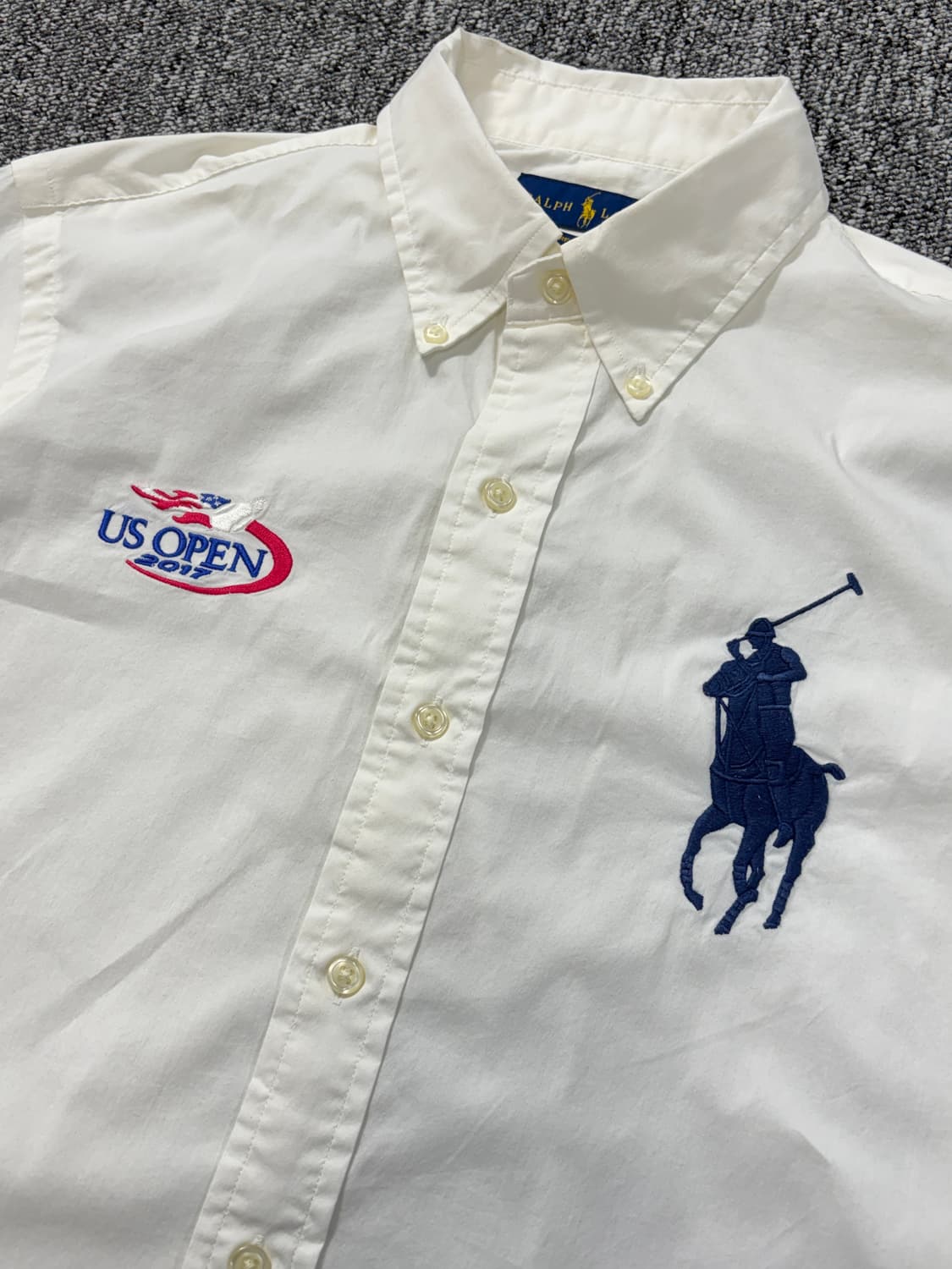 폴로 랄프로렌 빅포니 US OPEN 에디션 화이트 셔츠 S 상품이미지2