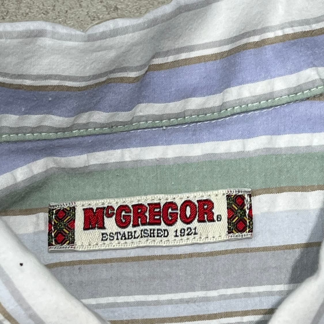 맥그리거 스트라이프 반팔셔츠 s10566 상품이미지6