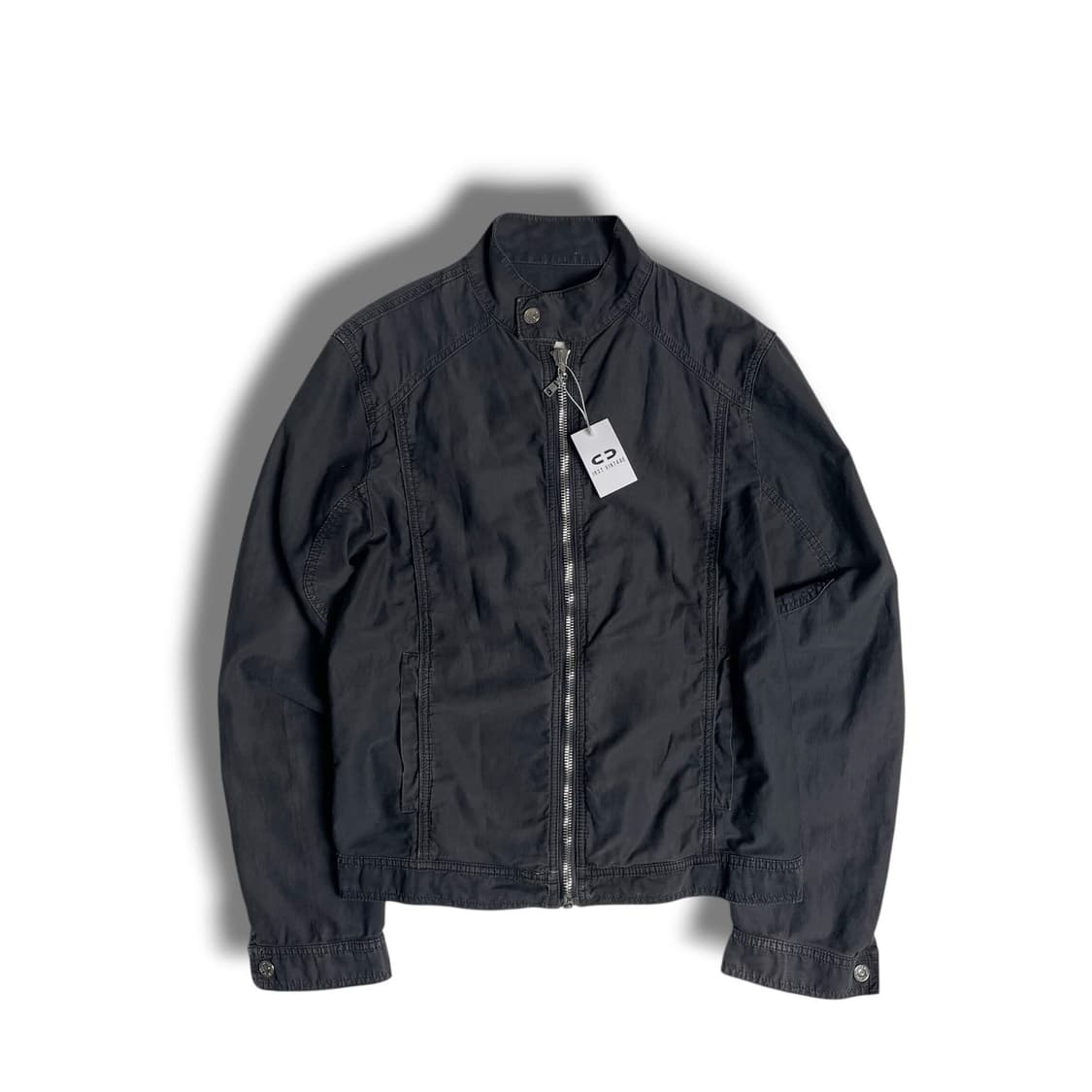 Versace 코튼 싱글 라이더 자켓 상품이미지1