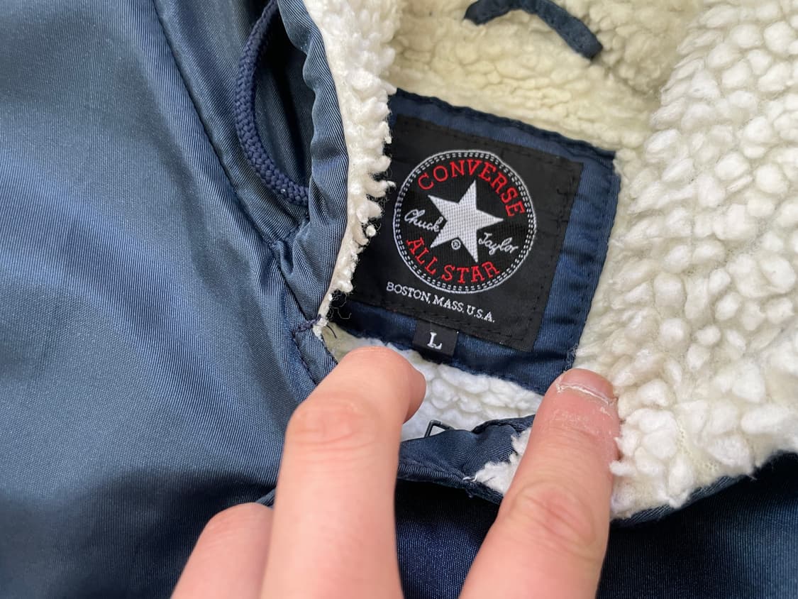 컨버스 올스타 나일론 안감 쉐르파 자켓  J04025 상품이미지8