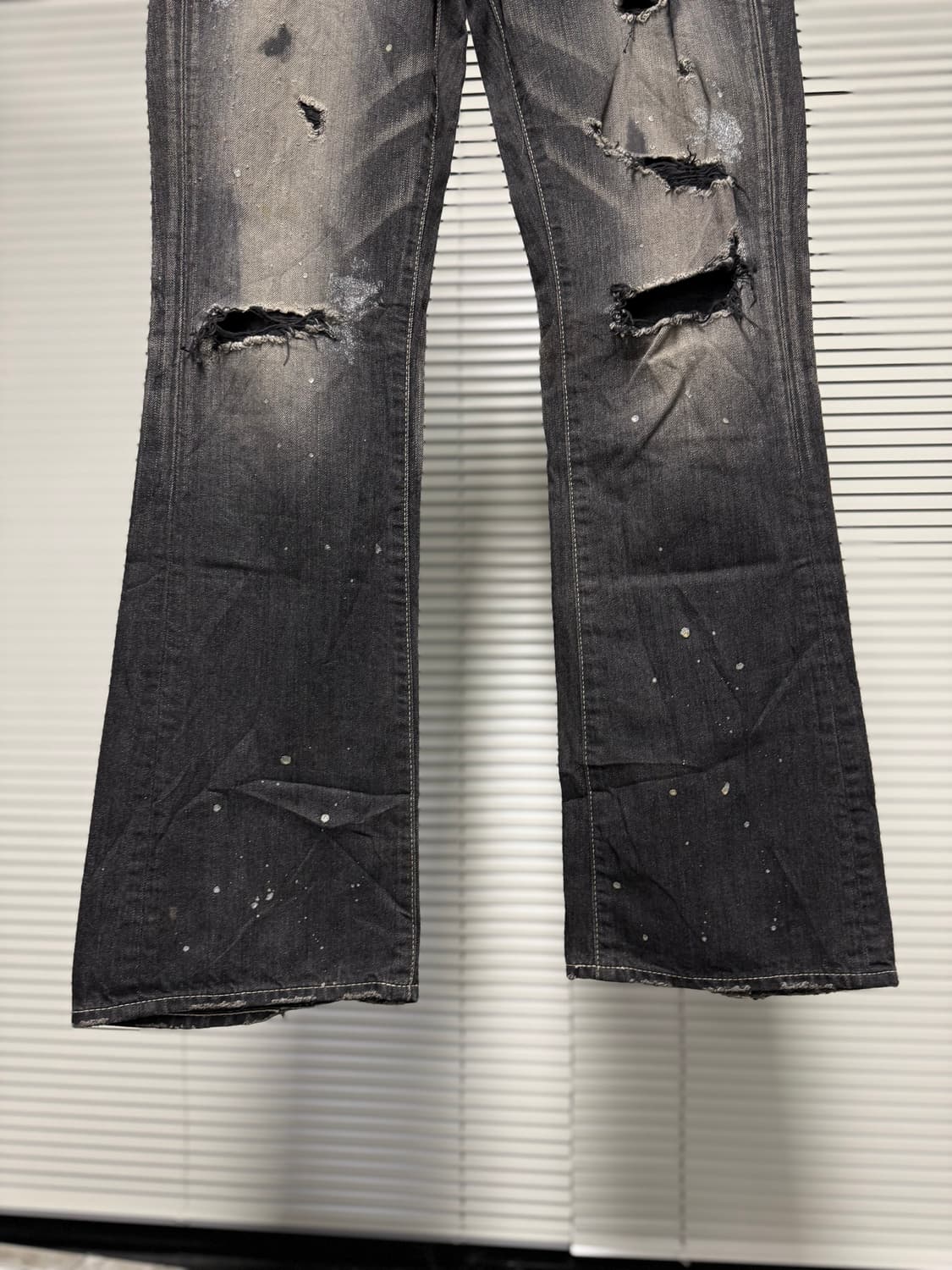 vanquish 부츠컷 데님 팬츠 상품이미지4