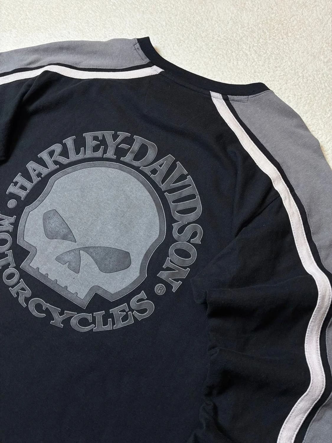 할리데이비슨 00's 스컬 스펠아웃 롱 슬리브 PN6383 상품이미지2