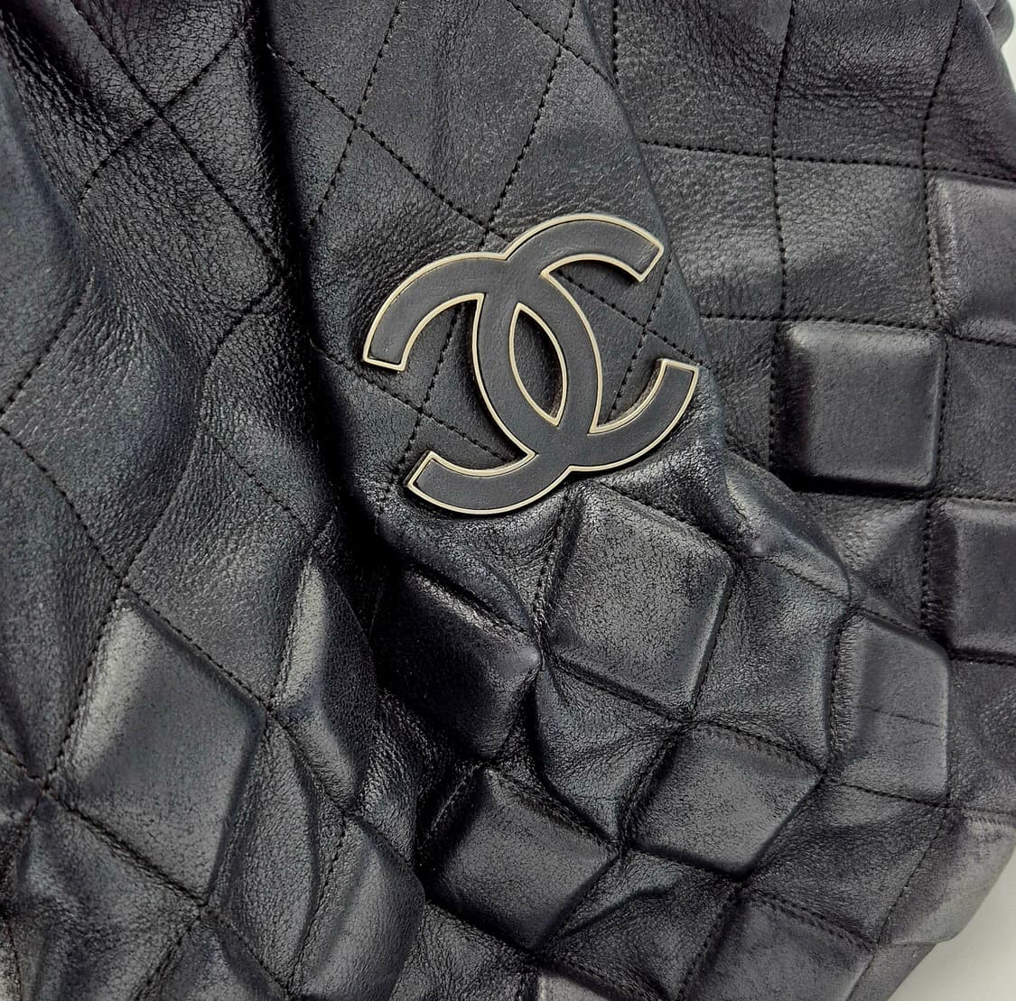 샤넬 큐브 퀼팅 슬론 스퀘어 토트 쇼퍼백 상품이미지4