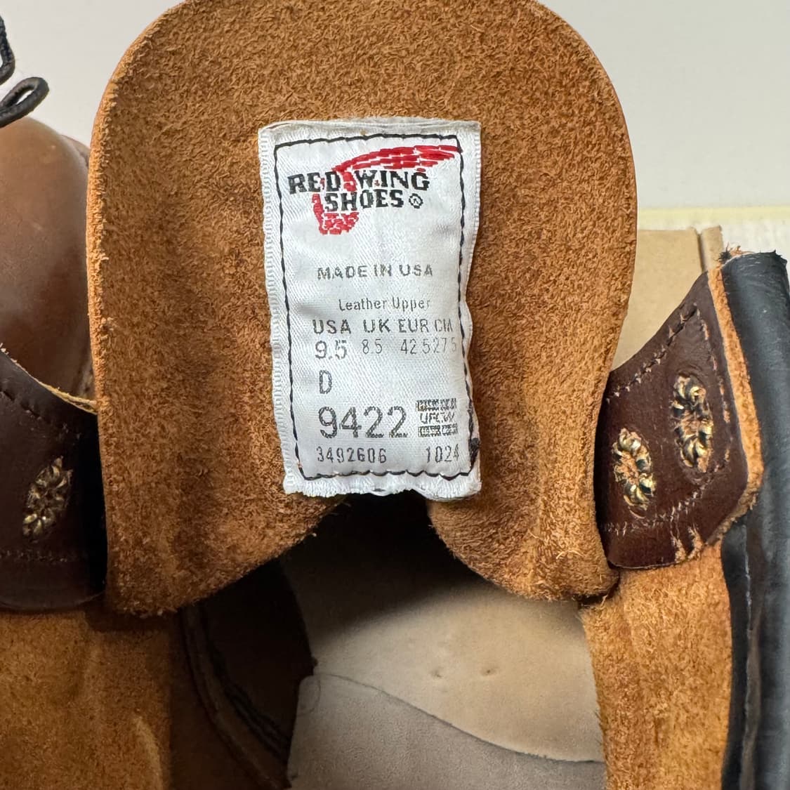 레드윙 벡맨 9422 9.5D 상품이미지7