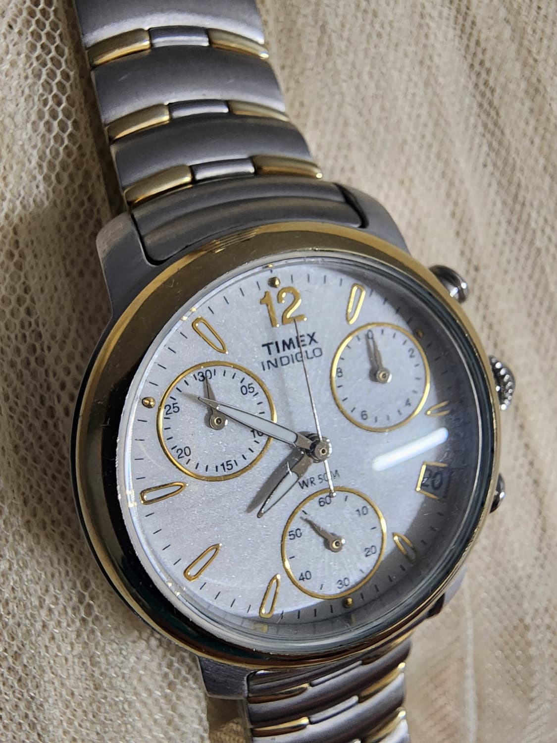 빈티지 00's 타이맥스 (Timex) 인디글로 크로노그래프 공용 상품이미지7