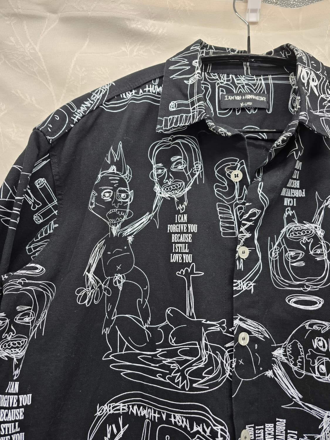 강한 스트릿 무드 그래픽 셔츠 상품이미지3