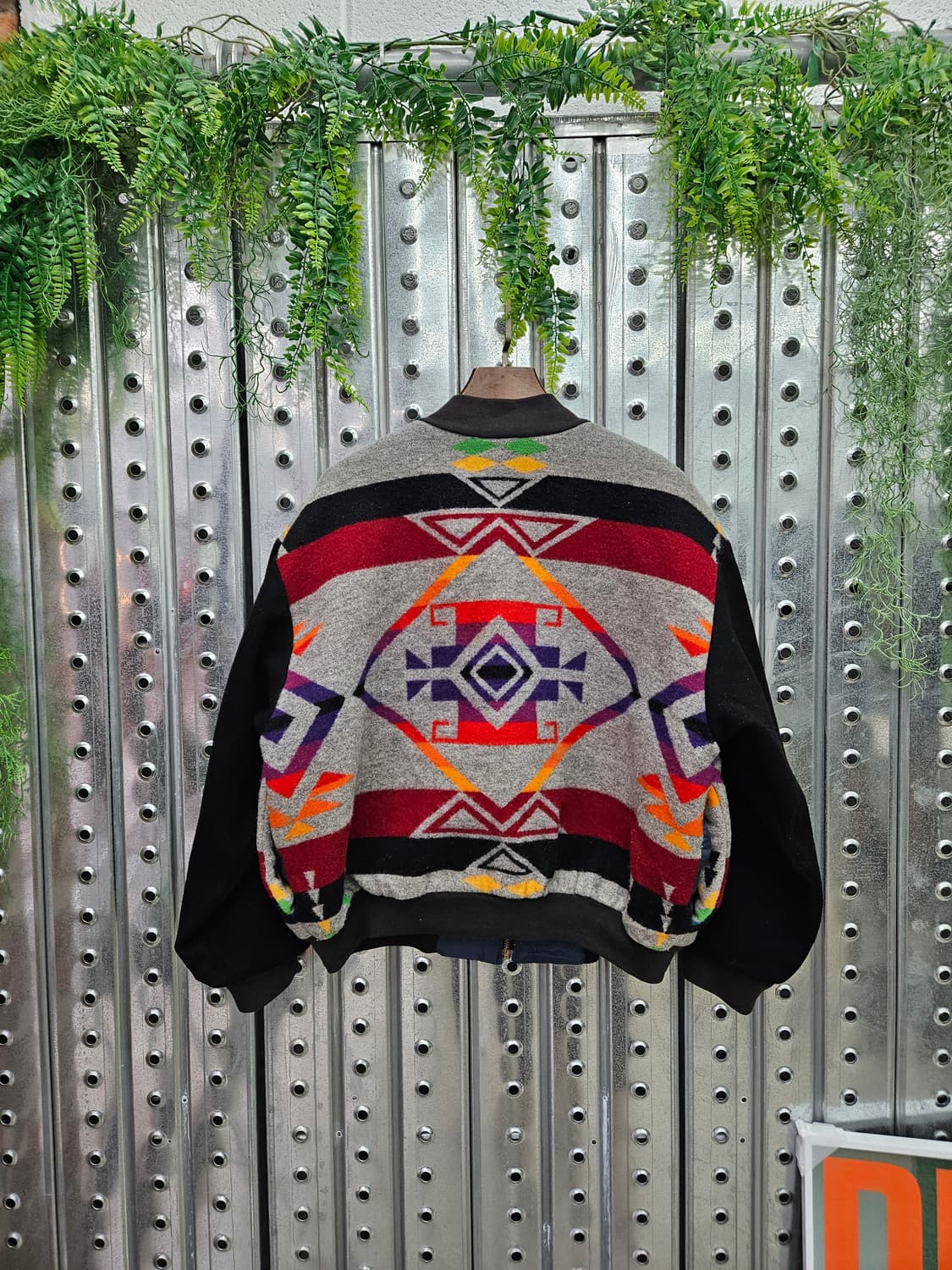 디네 비 아츠 코퍼러티브 나바호 패턴 빈티지 울 자켓 M 상품이미지7