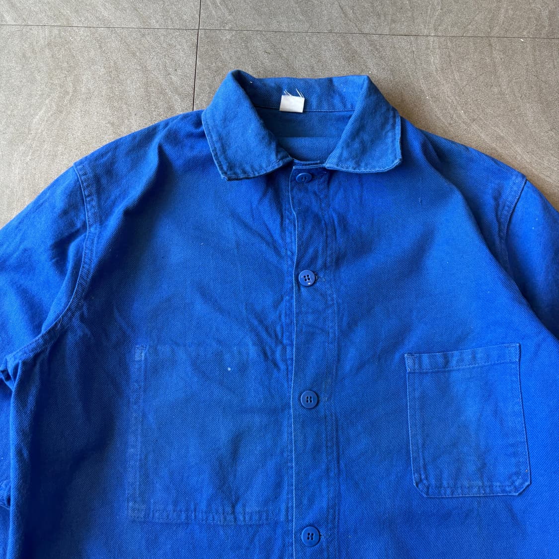 90년대 빈티지 프랑스 생산 프렌치 워크 트윌코튼 자켓 상품이미지3