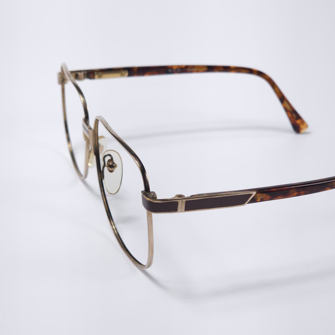 18K 도금 90년도 올드빈티지 톨토이즈 안경 상품이미지4