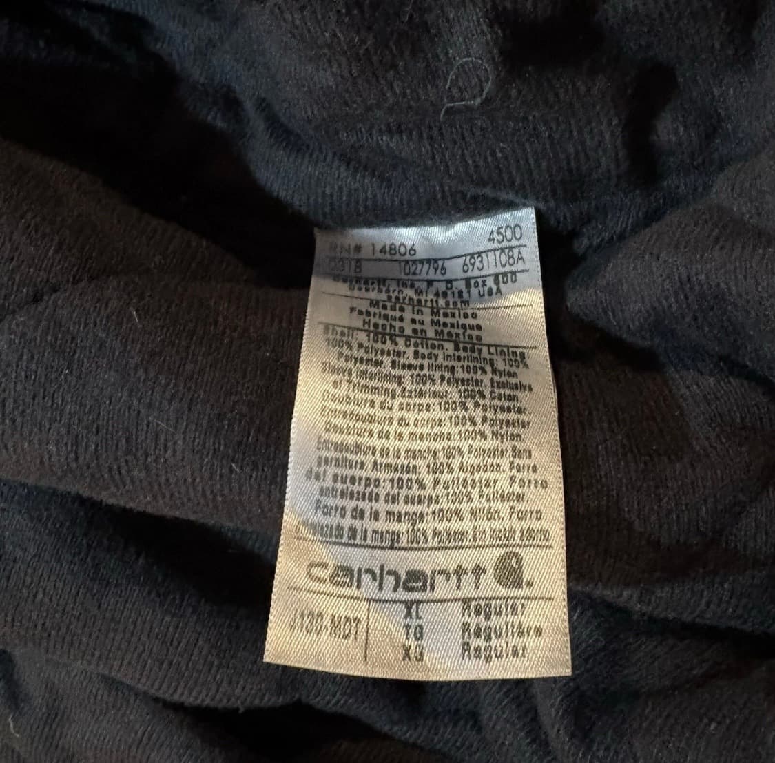 칼하트 액티브자켓 j130 mdt xl 상품이미지3