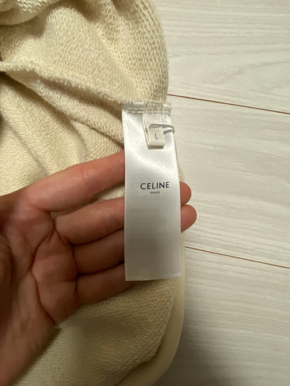 셀린느(CELINE) 코튼 플리스 오버사이즈 후드(L Size) 상품이미지7