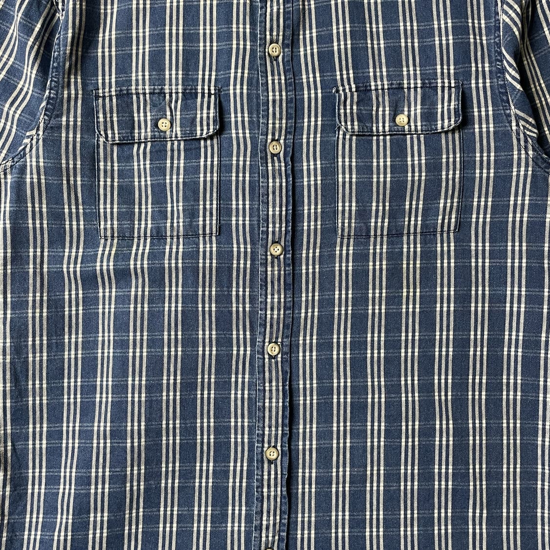 GEORGE 조지 빈티지 플랩포켓 코튼 체크 셔츠 A00672 상품이미지3