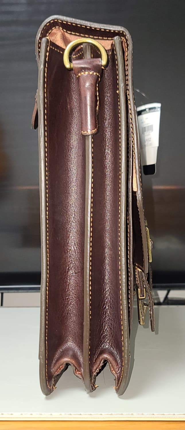 [새상품/택포함] 윌슨 레더 천연가죽 서류가방​/( 덤으로 가방 +1) 상품이미지3