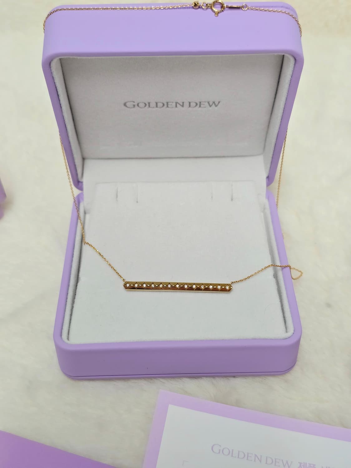 골든듀 아스테리아1 다이아목걸이 상품이미지6