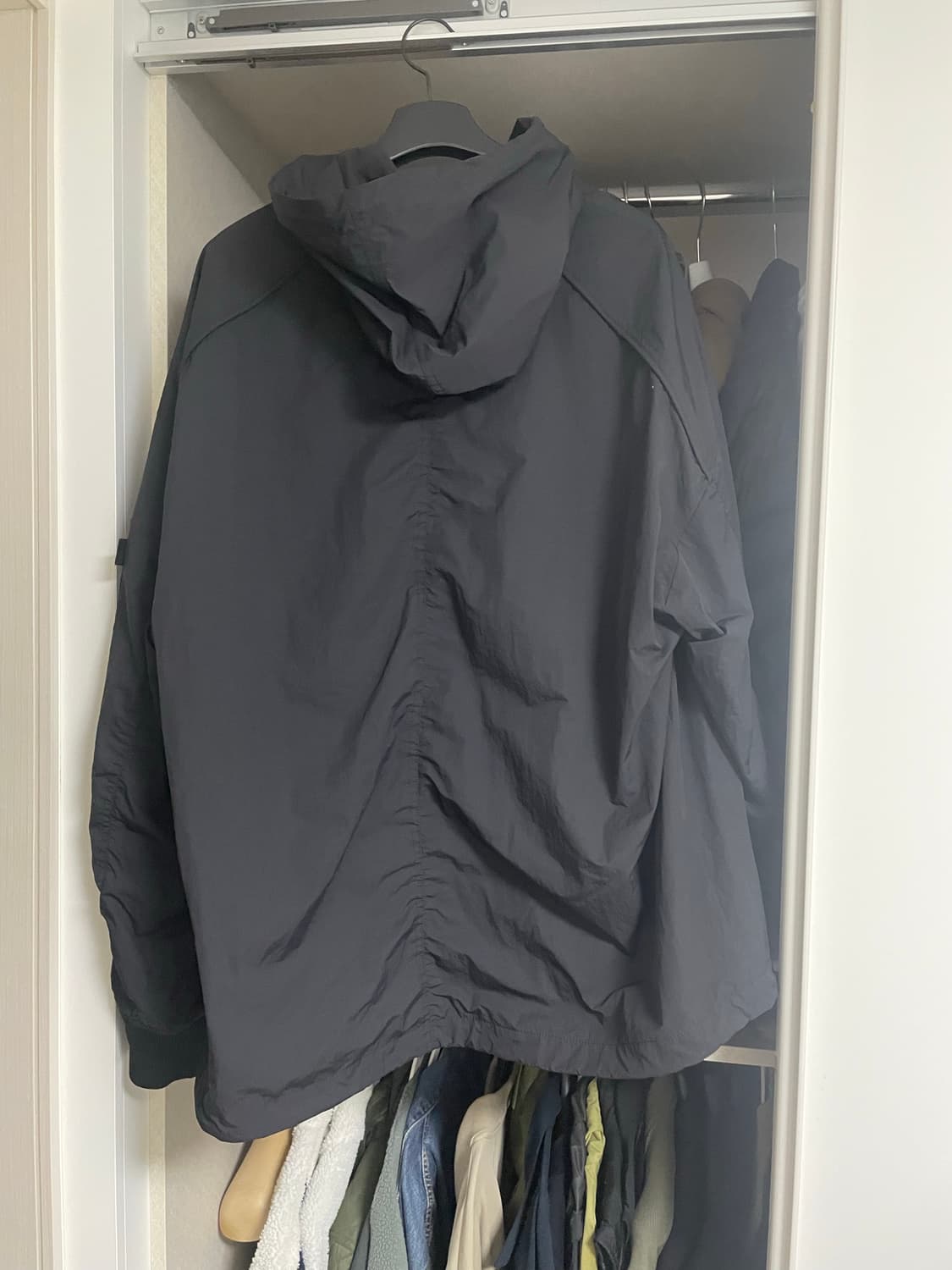 준지 23FW MA-1 나일론 후드집업 블랙 L 상품이미지2