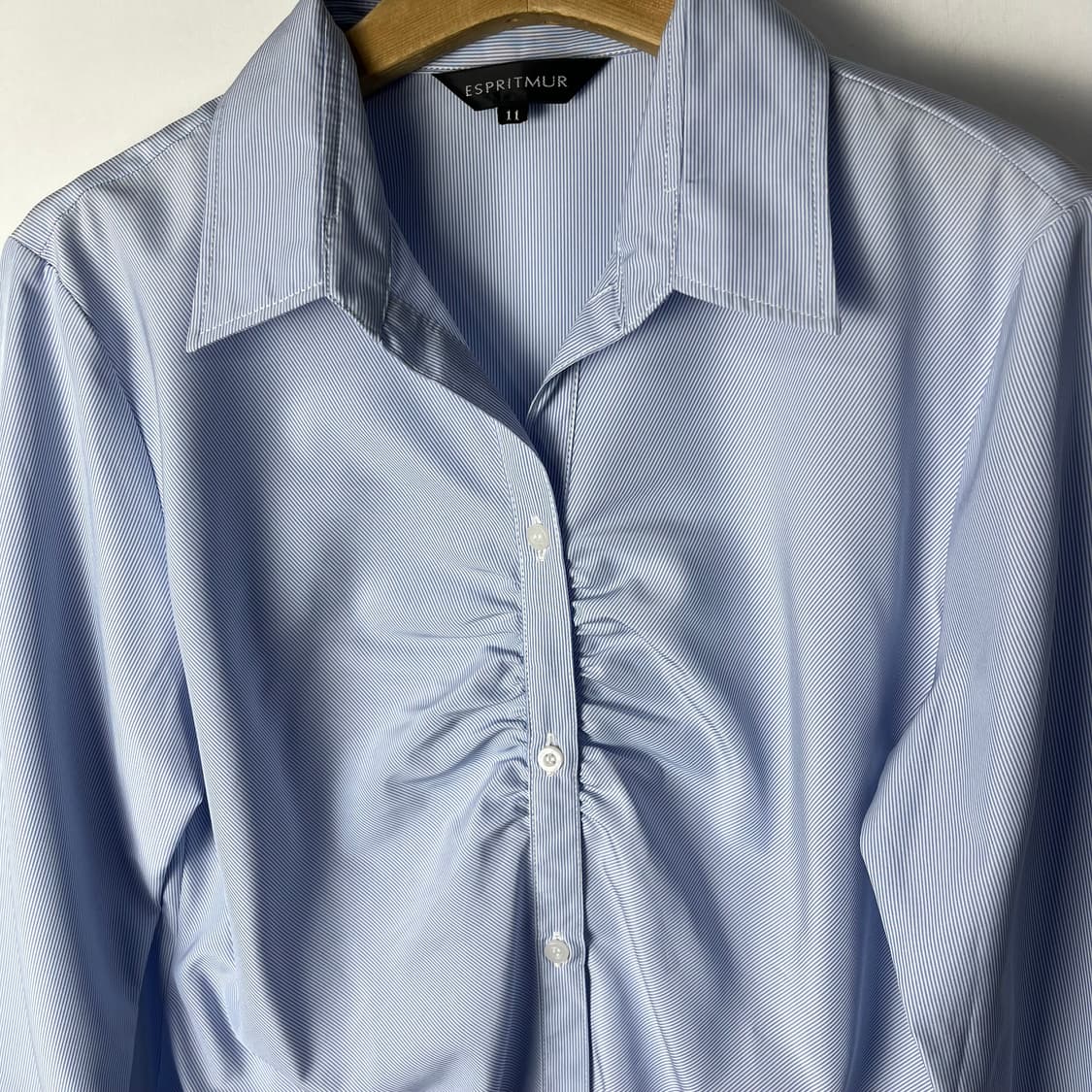 [JPN] 드레이프 스트라이프 핀 블라우스 상품이미지3