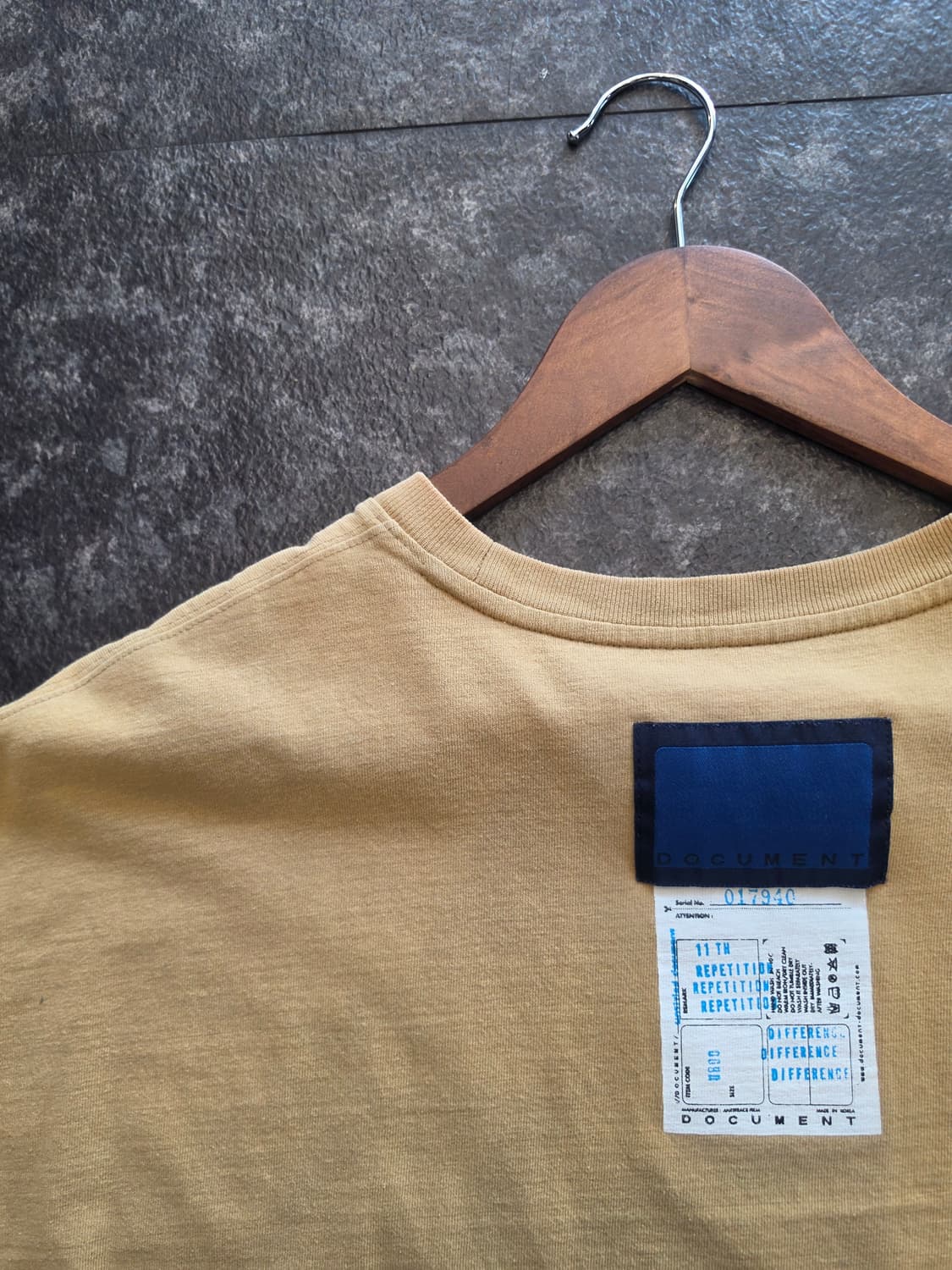 #도큐먼트(DOCUMENT) 반팔티셔츠 L  상품이미지7