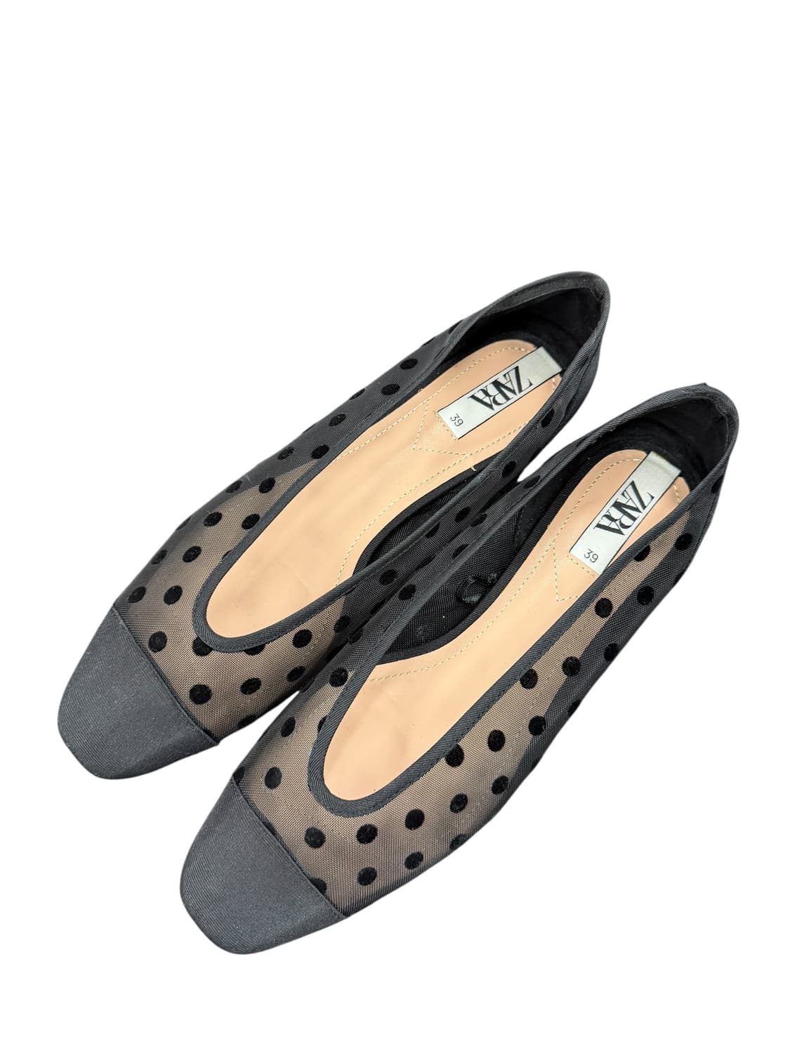 자라 39사이즈 도트 단화 국내 245 상품이미지2