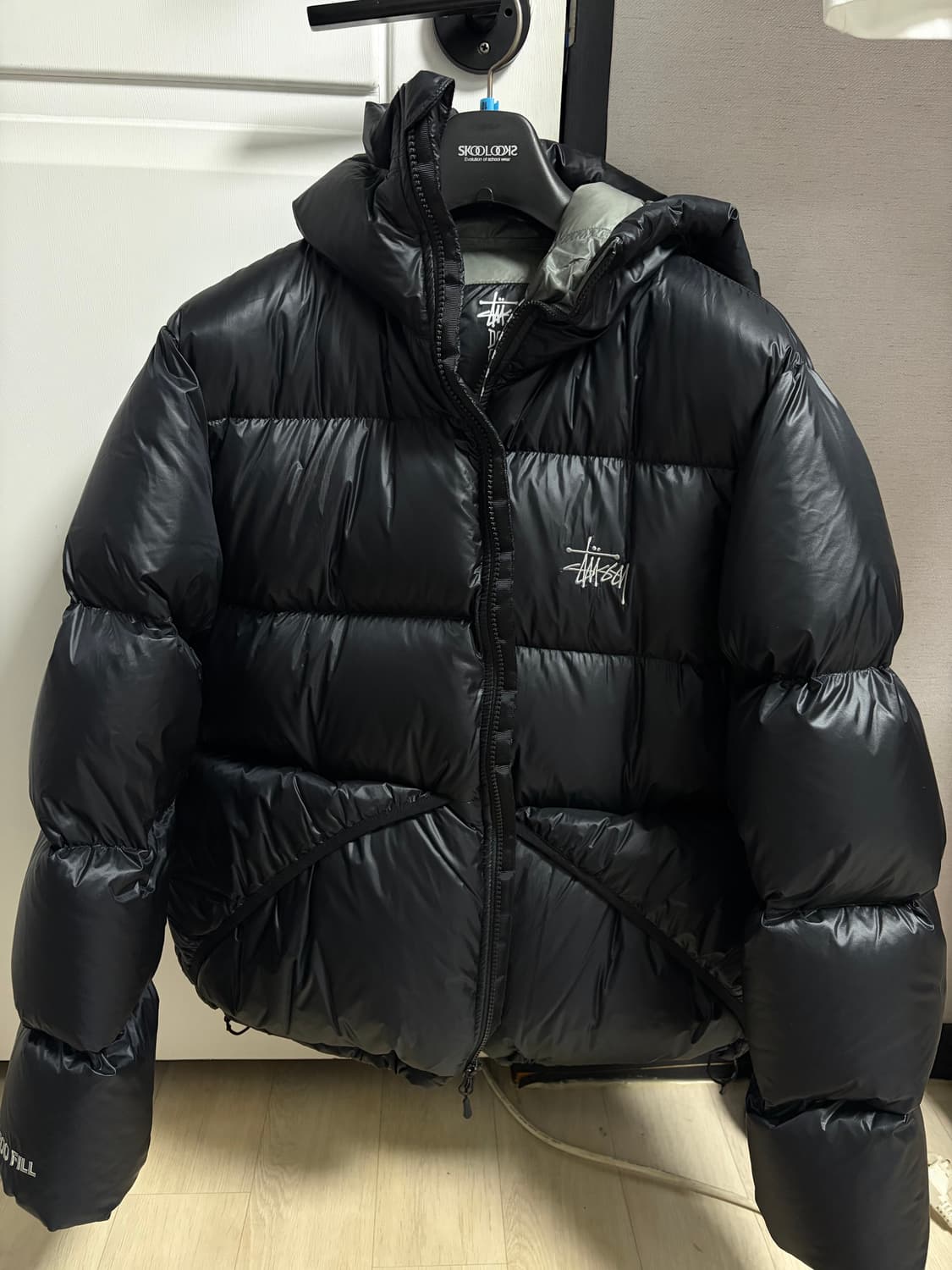 스투시 마이크로 립스탑 다운 파카 s 블랙 상품이미지1