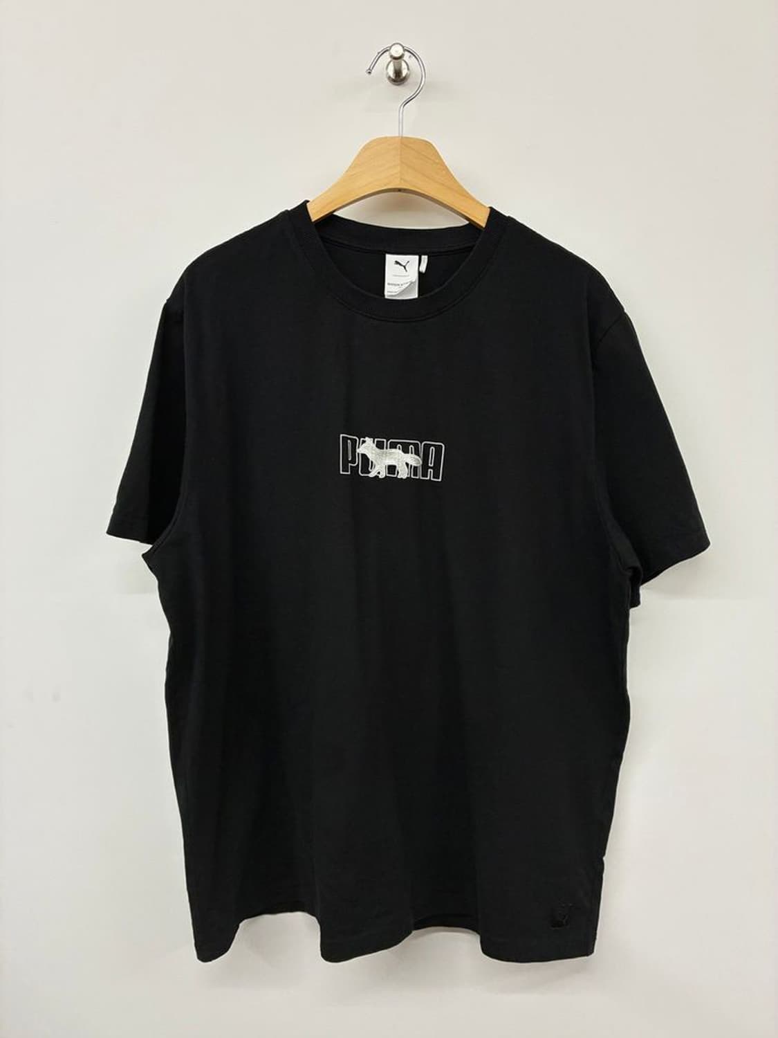 푸마x메종키츠네 로고 프린트 오버 코튼 반팔 티셔츠 PN9771 상품이미지1