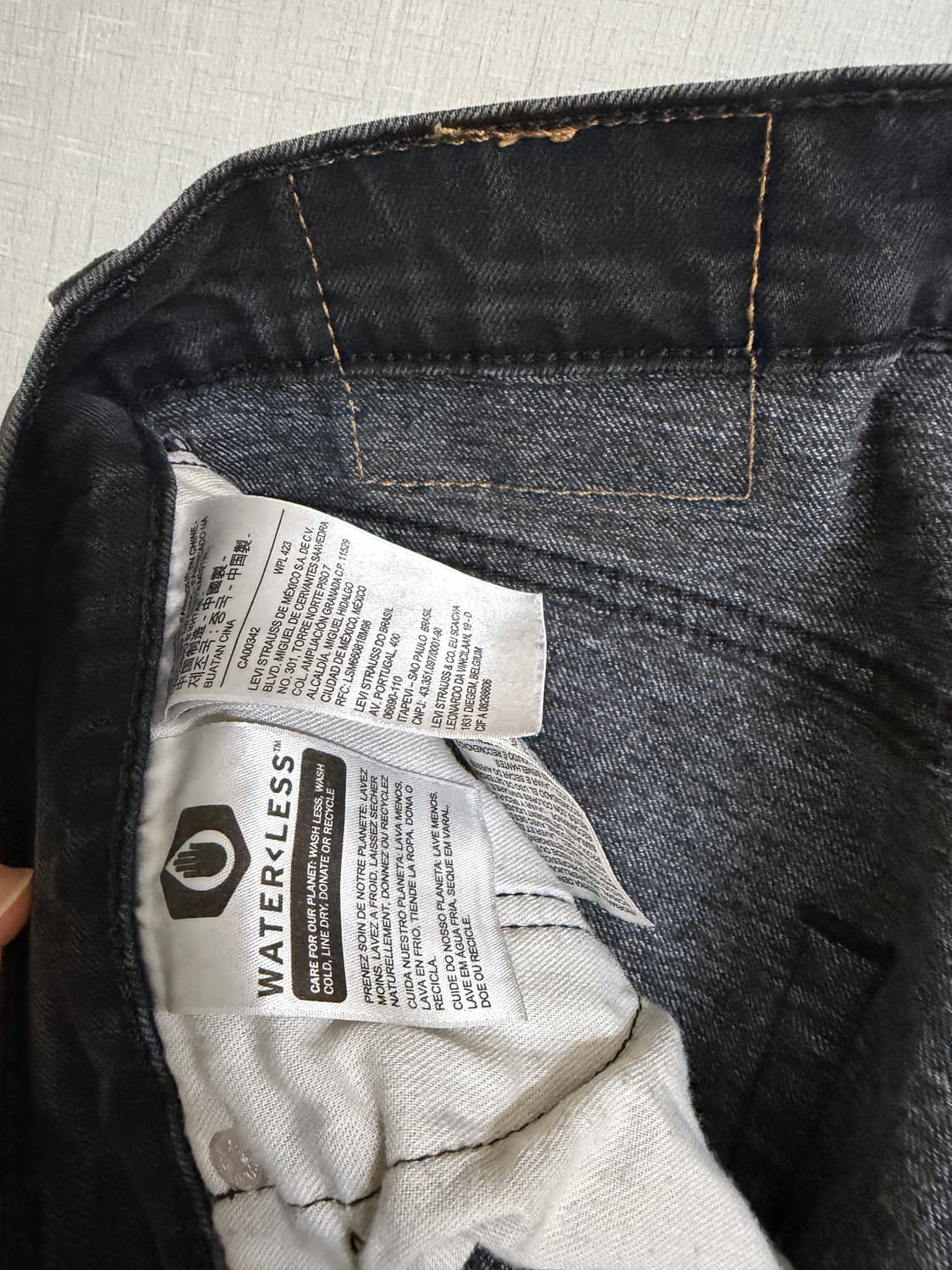 리바이스 흑청바지 상품이미지4