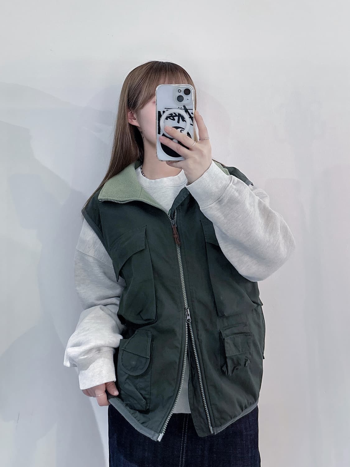 나이키acg 카키 투웨이 베스트 상품이미지2