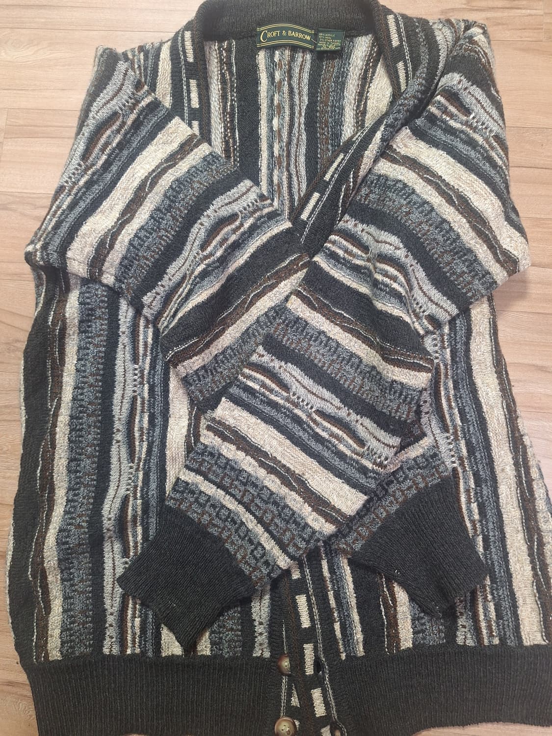 쿠지맛 니트 가디건 상품이미지2