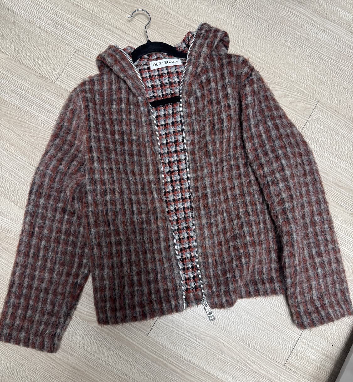 아워레가시 FULL ZIP HOOD BOSTON CHECK 상품이미지1