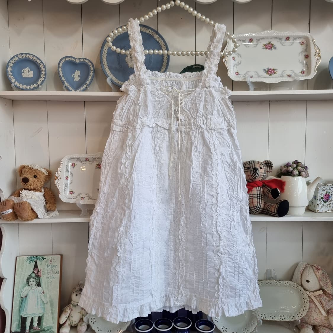 리즈리사 LIZ LISA 화이트 프릴 레이스 캐미솔 상품이미지1