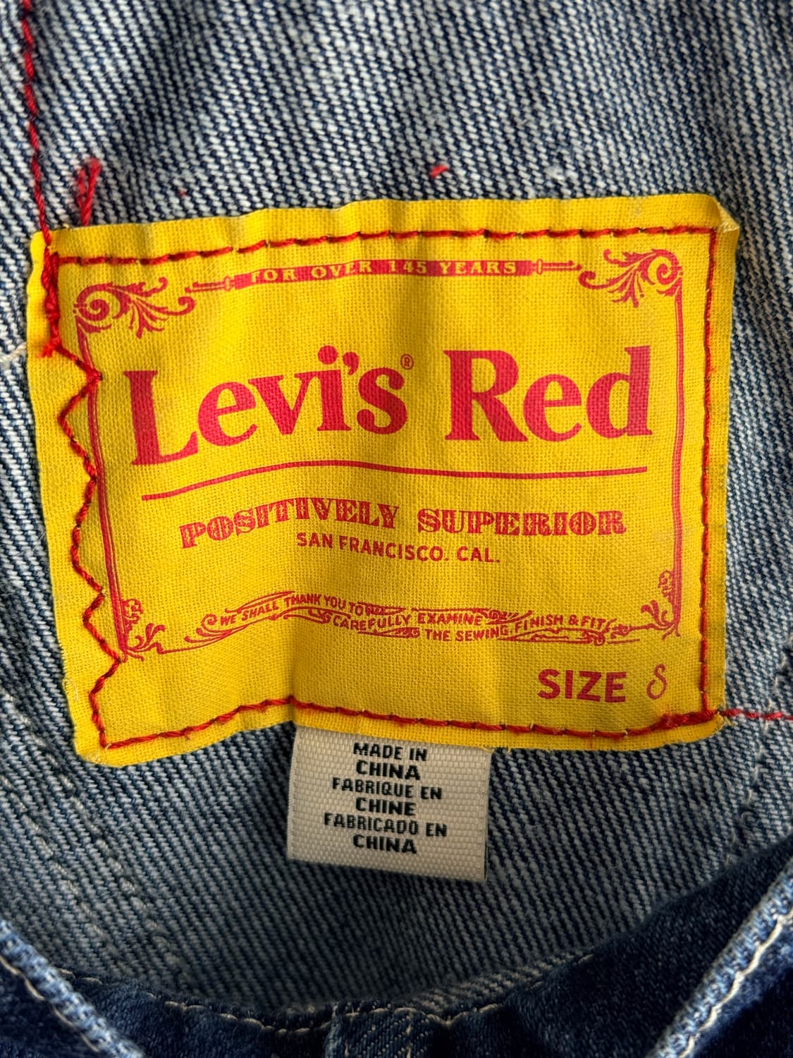 Levi’s Red 데님 오버롤 사이즈 S  상품이미지2