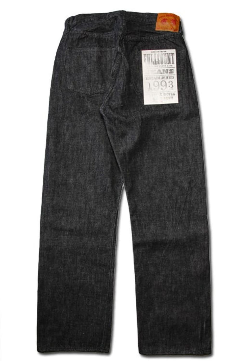 풀카운트 0105bk 블랙 와이드 데님 35 상품이미지3