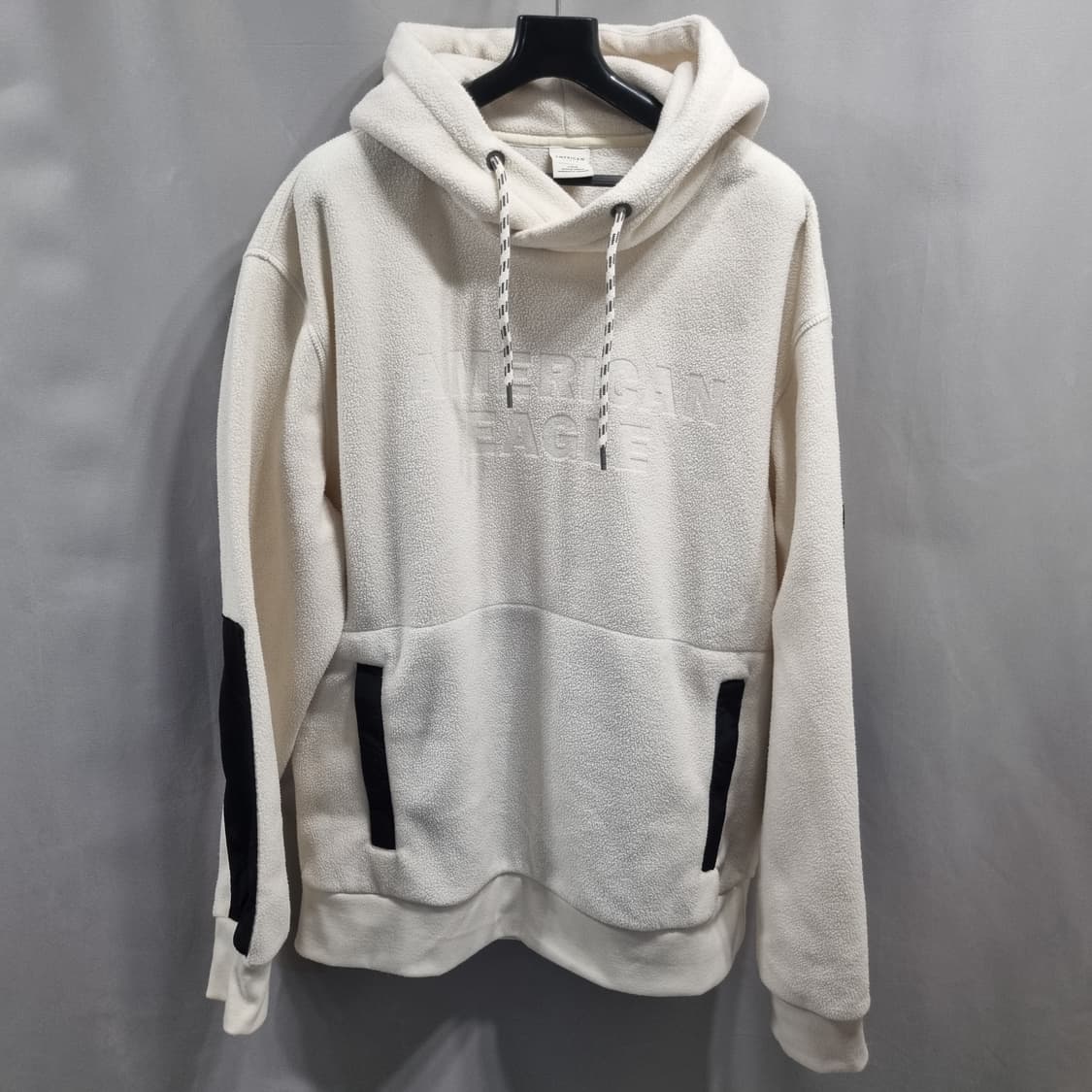 아메리칸이글 아이보리 후리스 후드티 상품이미지1