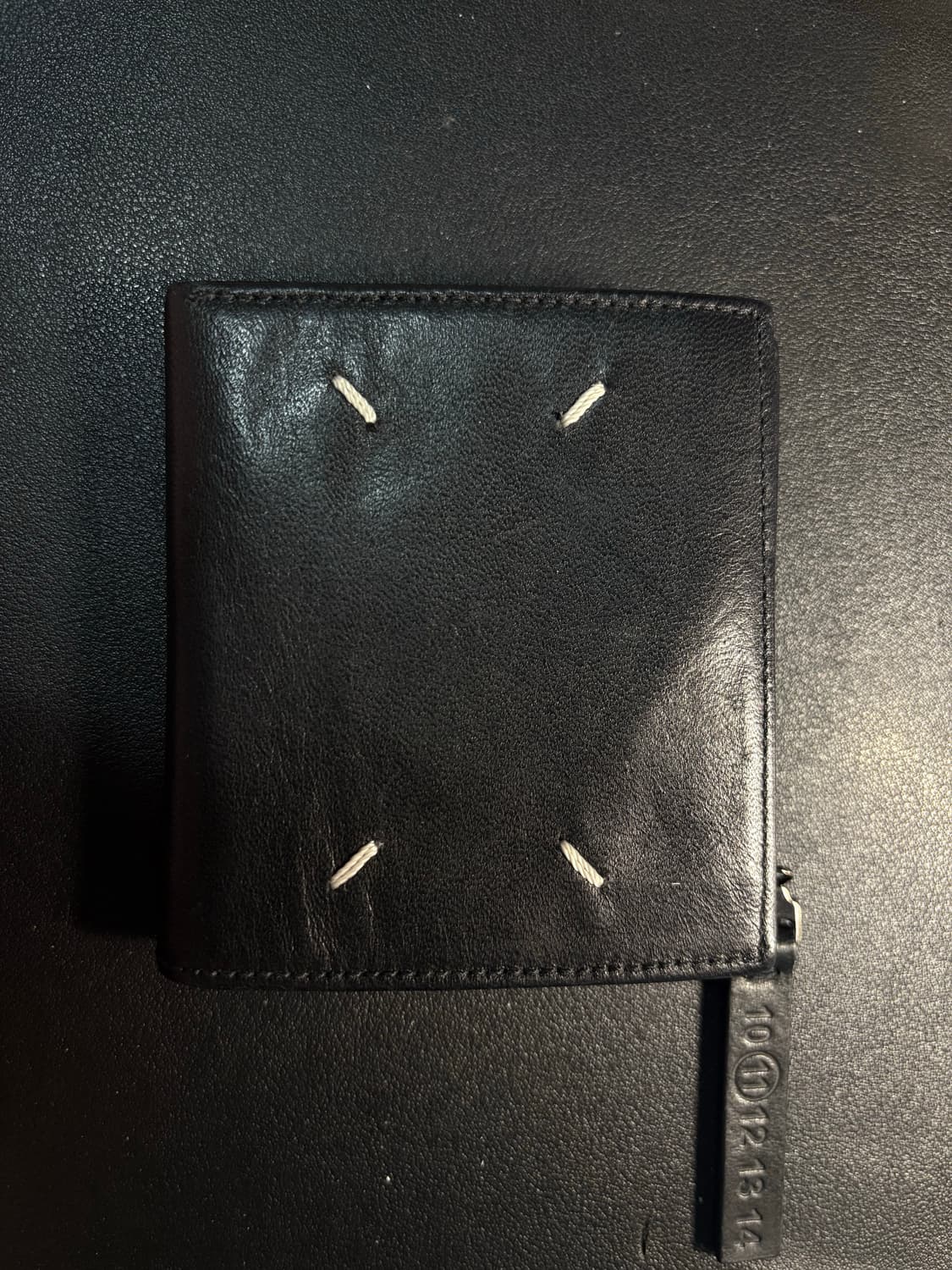 메종 마르지엘라 폴드 레더 지갑 블랙 상품이미지3