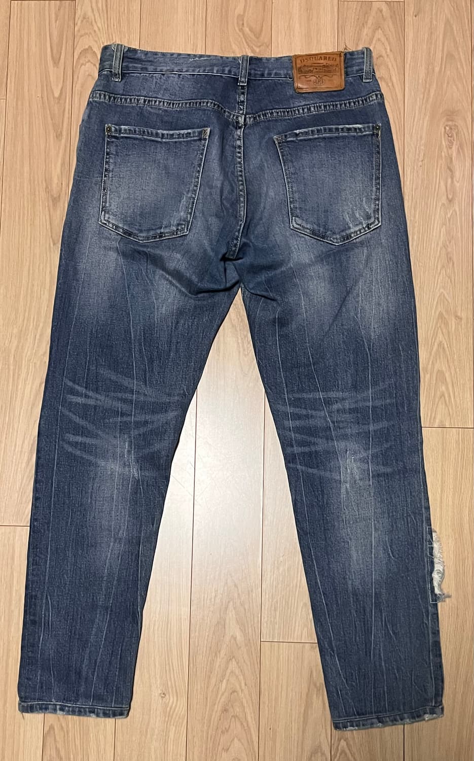 디스퀘어드 DSQUARED2 패치워크 데님 팬츠 50 상품이미지3