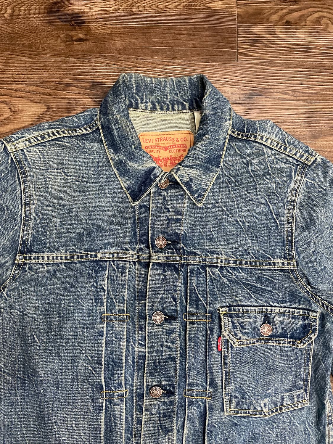 리바이스 1세대 트러커 데님 자켓 상품이미지2