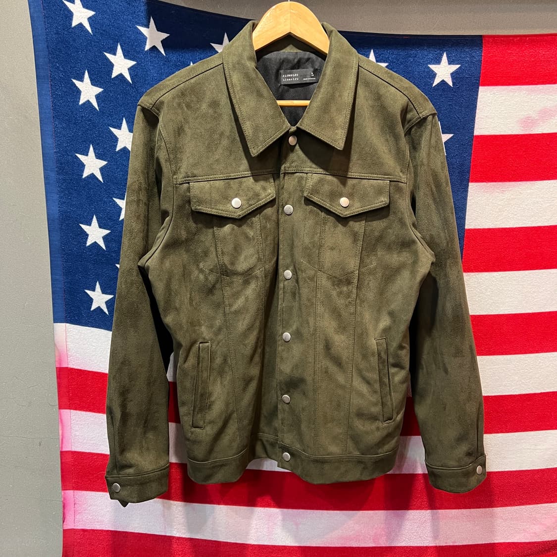 Alumolru 빈티지 스웨이드 자켓 상품이미지1