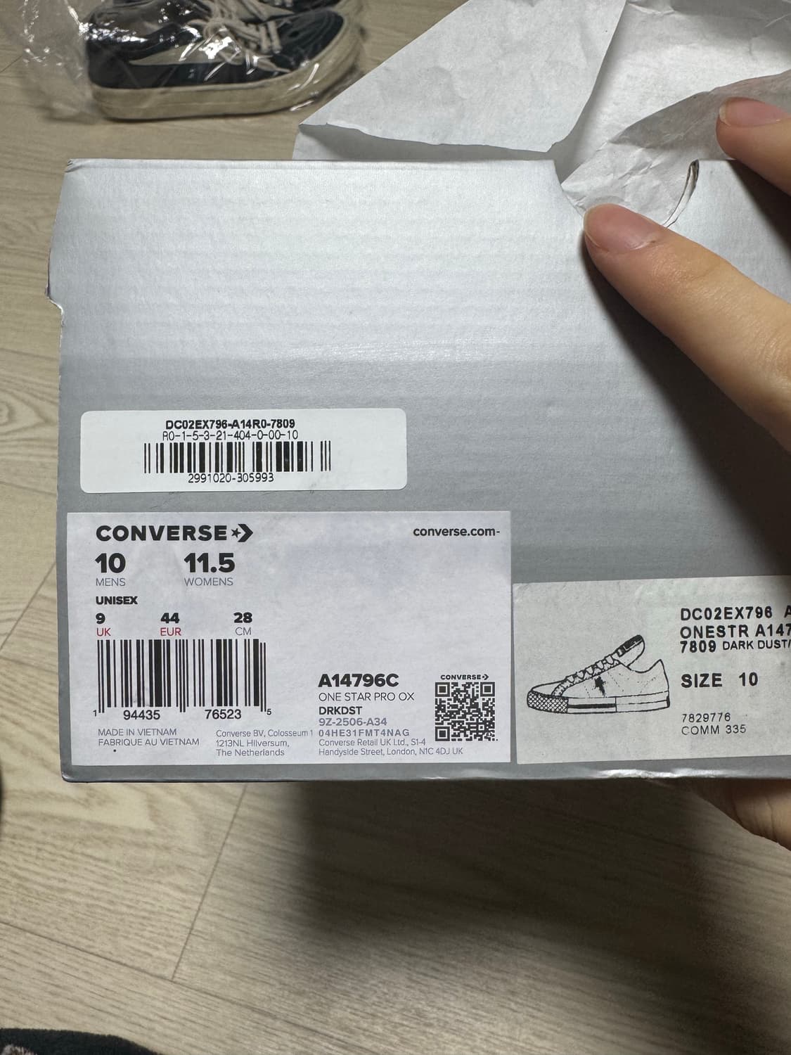 (새상품) 컨버스 x 다크쉐도우 원스타 다크 더스트 285 상품이미지5