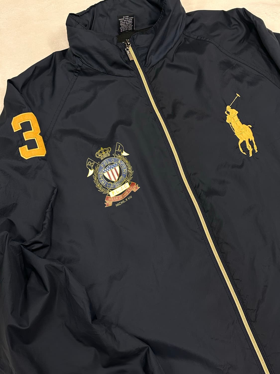 (XL)90s 폴로 USA 빅포니 윈드브레이커 상품이미지2