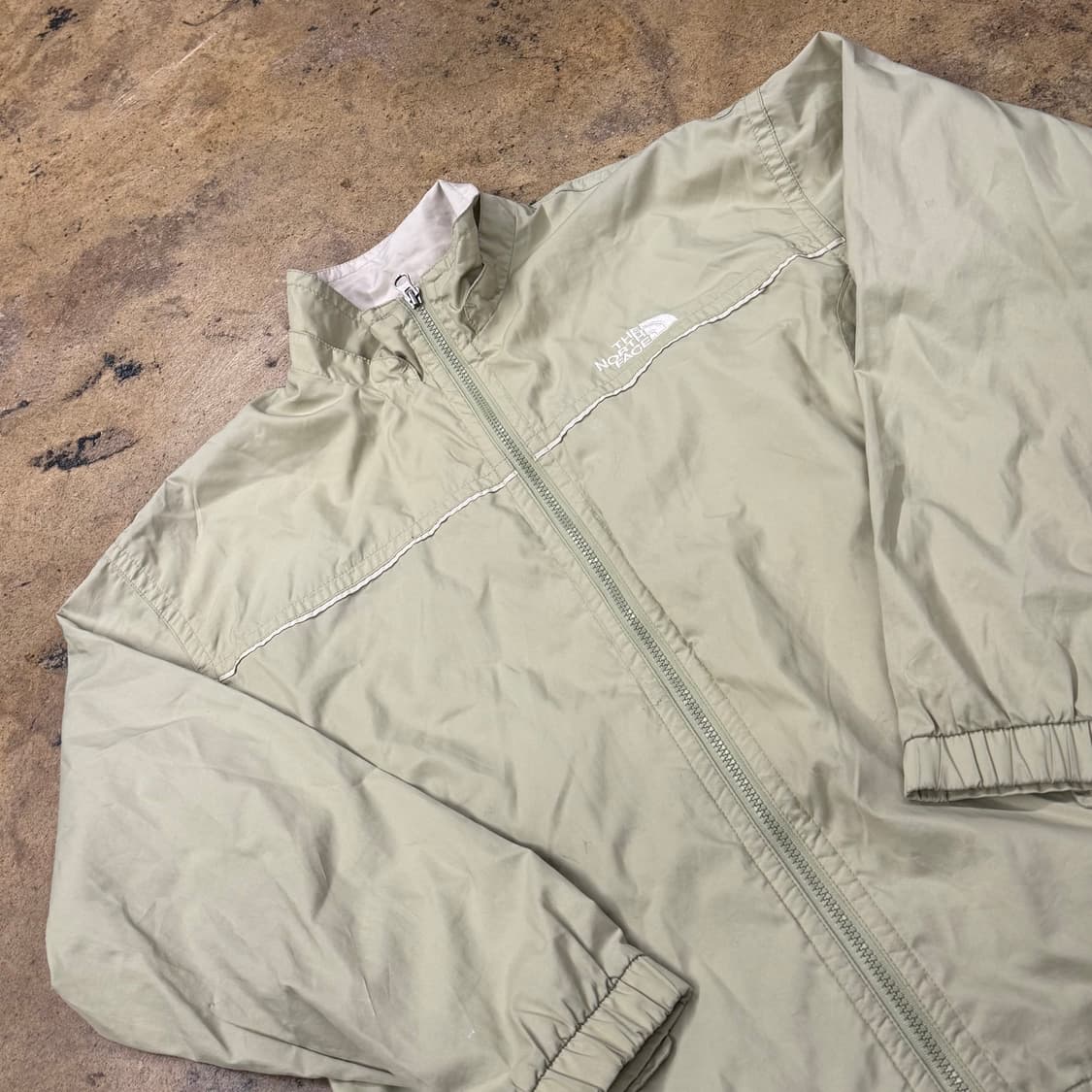 [정품/90] 노스페이스 바람막이 자켓 카키 b14 상품이미지1