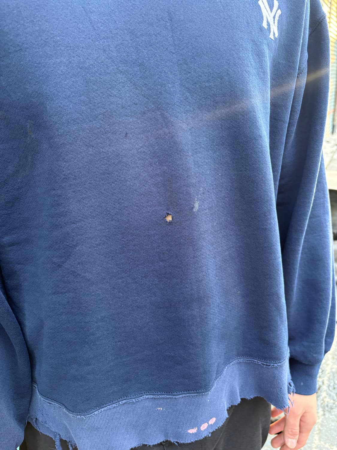 90s Russell 뉴욕양키스 스웻셔츠 상품이미지4