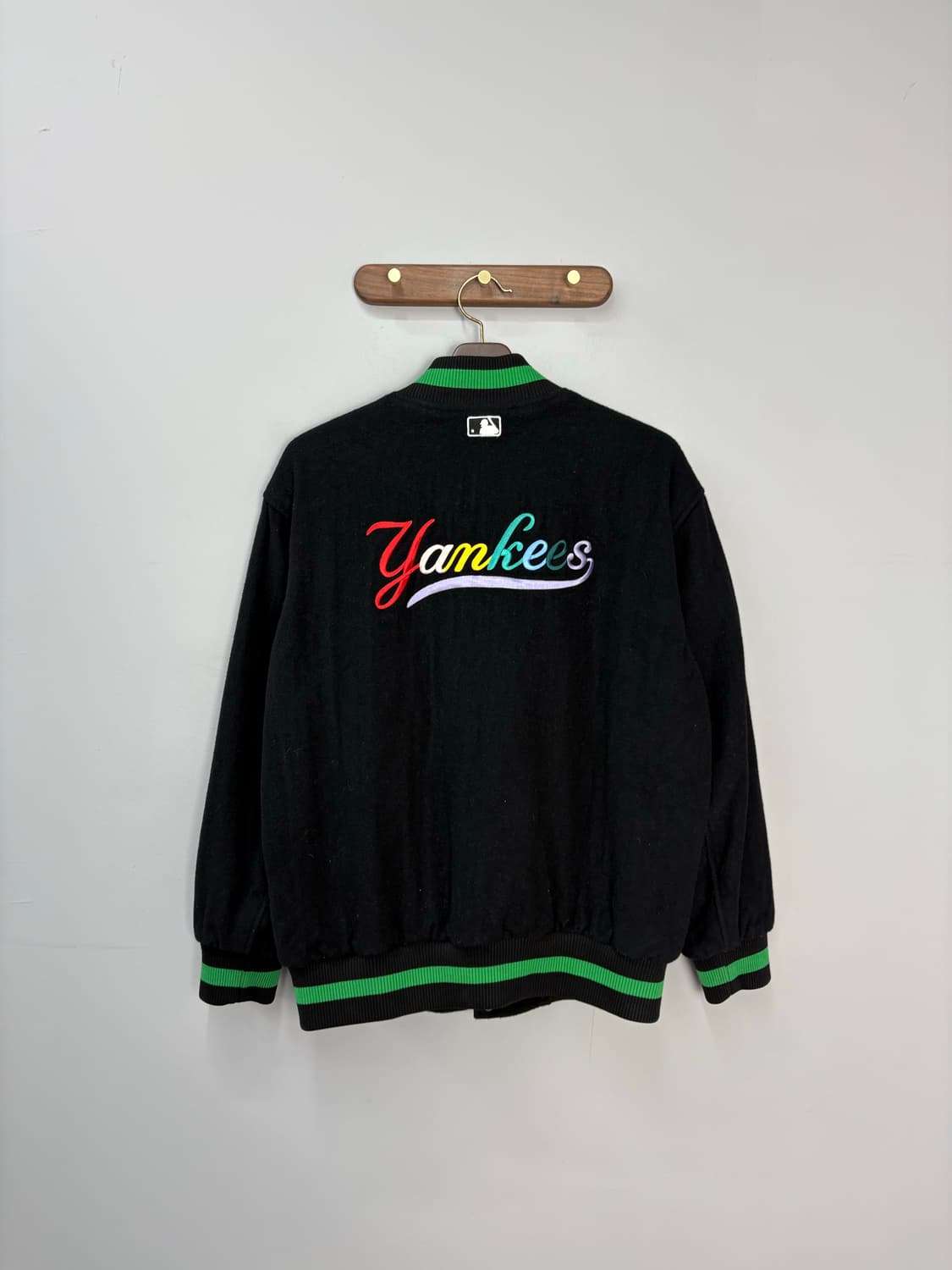 MLB 레인보우 울 솔리드 야구재킷 A1995 상품이미지4