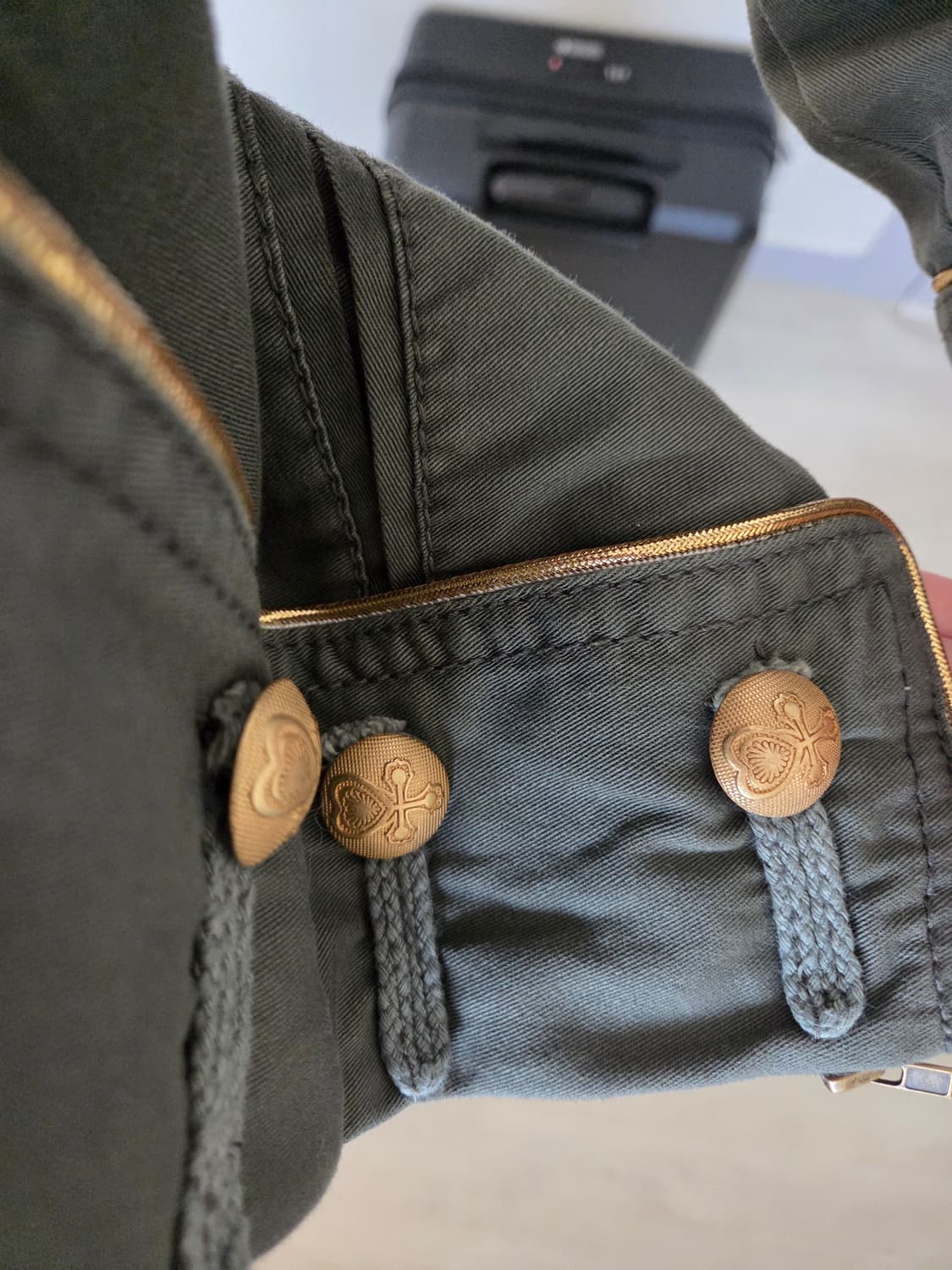 나폴레옹 카키 자켓 갸루y2k 상품이미지7