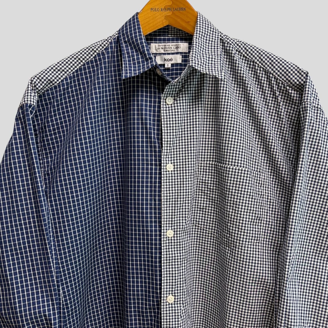 (여성S)Koe 코에 크레이지패턴 체크 셔츠  상품이미지2